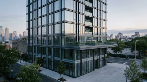 Modern architectural building